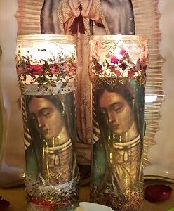 Velas de Virgen Guadalupe